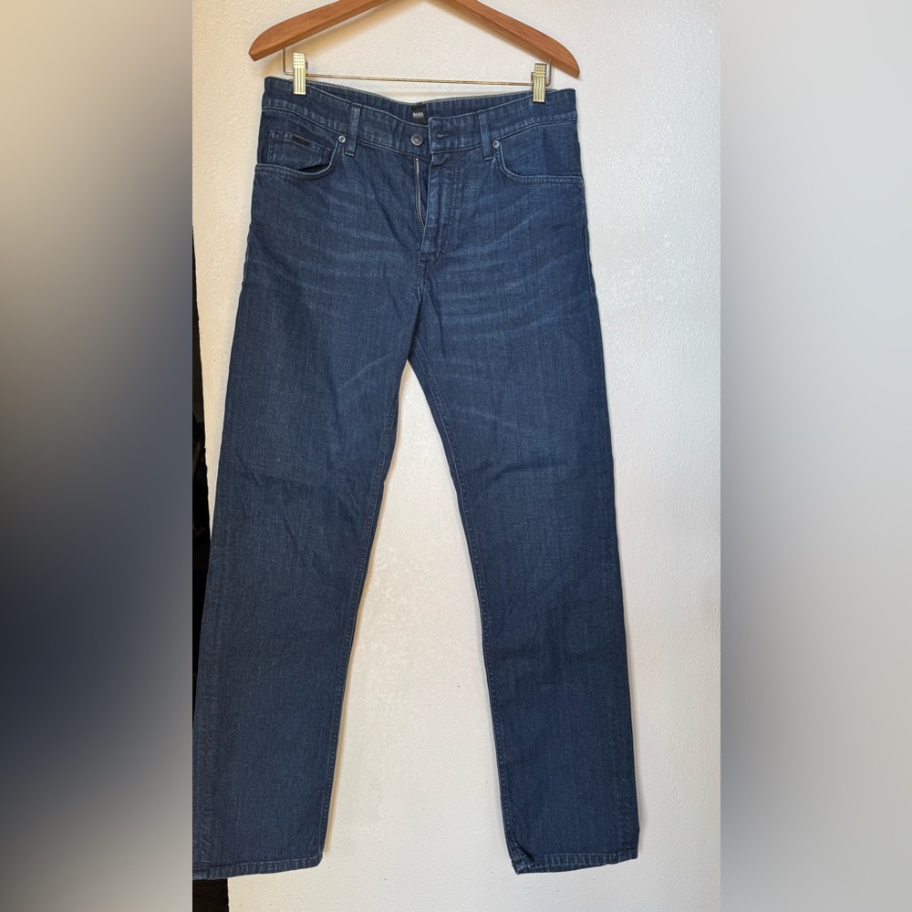 Hugo Boss Dark Blue Straight Jeans